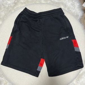 adidas Men's Black/Red  Athletic Shorts Size small